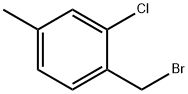 1-(bromomethyl)-2-chloro-4-methylbenzene Struktur