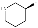 (3S)-3-fluoropiperidine Struktur