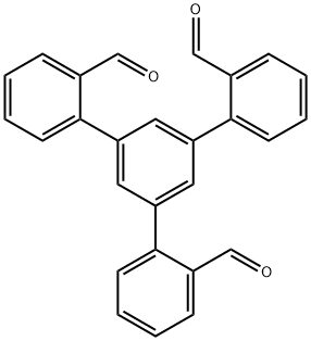 1,3,5-Tri(2'-formylphenyl)benzene Struktur