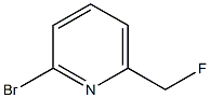 Pyridine, 2-bromo-6-(fluoromethyl)- Struktur