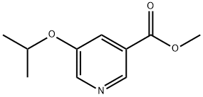 Methyl 5-isopropoxynicotinate Struktur