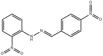 1-(4-nitrobenzylidene)-2-(2-nitrophenyl)hydrazine Struktur