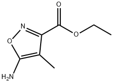 ethyl 5-amino-4-methylisoxazole-3-carboxylate Struktur