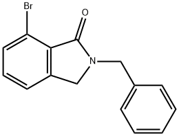 2-benzyl-7-bromo-3H-isoindol-1-one Struktur