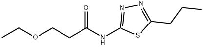 3-ethoxy-N-(5-propyl-1,3,4-thiadiazol-2-yl)propanamide Struktur