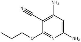 4,6-Diamino-2-propoxy-nicotinonitrile Struktur