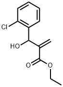 Benzenepropanoic acid, 2-chloro-b-hydroxy-a-methylene-, ethyl ester Struktur