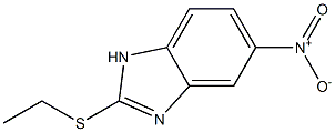 1H-Benzimidazole, 2-(ethylthio)-5-nitro- Struktur