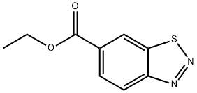 1,2,3-Benzothiadiazole-6-carboxylic acid, ethyl ester Struktur