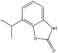 2(3H)-Benzoxazolone, 7-(1-methylethyl)- Struktur