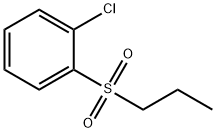 1-chloro-2-(propane-1-sulfonyl)benzene Struktur