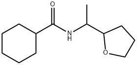 N-[1-(oxolan-2-yl)ethyl]cyclohexanecarboxamide Struktur