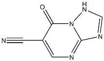 7-oxo-1H-[1,2,4]triazolo[1,5-a]pyrimidine-6-carbonitrile Struktur