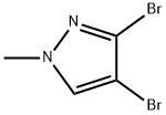 3,4-dibromo-1-methylpyrazole Struktur