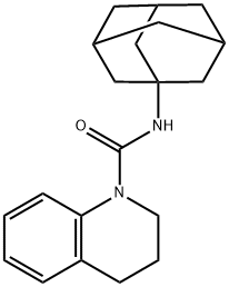 3,4-Dihydro-2H-quinoline-1-carboxylic acid adamantan-1-ylamide Struktur