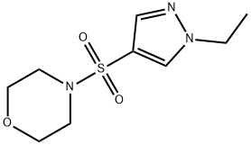 4-(1-ethylpyrazol-4-yl)sulfonylmorpholine Struktur