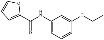 N-(3-ethoxyphenyl)furan-2-carboxamide Struktur