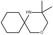 2,2-DIMETHYL-4-OXA-1-AZASPIRO[5.5]UNDECANE Struktur