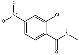 2-chloro-N-methyl-4-nitrobenzamide Struktur