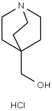 {1-氮雜雙環(huán)[2.2.2]辛-4-基}甲醇鹽酸鹽, 90483-31-1, 結(jié)構(gòu)式