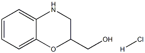 3,4-dihydro-2H-1,4-benzoxazin-2-ylmethanol:hydrochloride Struktur