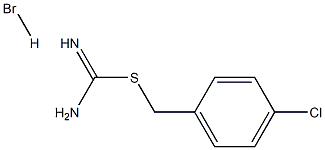 {[(4-chlorophenyl)methyl]sulfanyl}methanimidamide hydrobromide Struktur