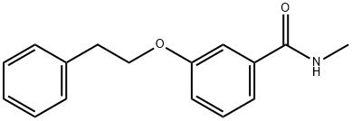 N-methyl-3-(2-phenylethoxy)benzamide Struktur