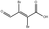 2,3-Dibromo-4-oxo-but-2-enoic acid Struktur