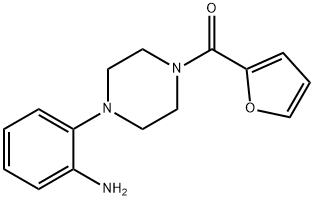 2-[4-(furan-2-carbonyl)piperazin-1-yl]aniline Struktur