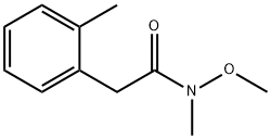 Benzeneacetamide, N-methoxy-N,2-dimethyl- Struktur