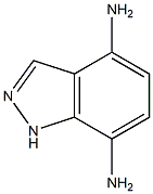 1H-Indazole-4,7-diamine Struktur