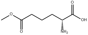 Hexanedioic acid, 2-amino-, 6-methyl ester, (R)- Struktur