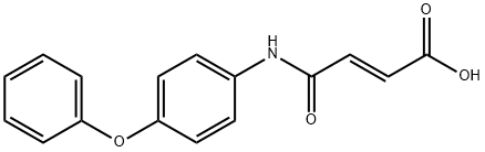 (2E)-3-[(4-phenoxyphenyl)carbamoyl]prop-2-enoic acid Struktur