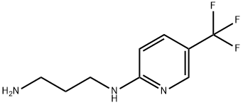 N1-[5-(trifluoromethyl)pyridin-2-yl]propane-1,3-diamine Struktur