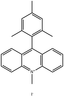 9-mesityl-10-methylacridin-10-ium hydroiodide Struktur