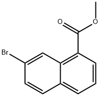 METHYL 7-BROMONAPHTHALENE-1-CARBOXYLATE Struktur