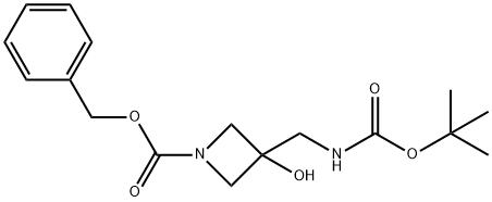 BENZYL3-({[(TERT-BUTOXY)CARBONYL]AMINO}METHYL)-3-HYDROXYAZETIDINE-1-CARBOXYLATE, 934665-23-3, 結(jié)構(gòu)式