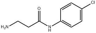 3-Amino-N-(4-chloro-phenyl)-propionamide Struktur