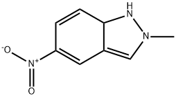 2-Methyl-5-nitro-2,7a-dihydro-1H-indazole Struktur