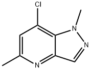 7-Chloro-1,5-dimethyl-1H-pyrazolo[4,3-b]pyridine Struktur