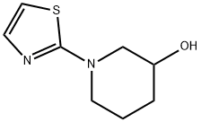 1-(1,3-thiazol-2-yl)piperidin-3-ol Struktur