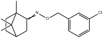 (2Z)-N-[(3-chlorophenyl)methoxy]-1,7,7-trimethylbicyclo[2.2.1]heptan-2-imine, 946386-36-3, 結(jié)構(gòu)式