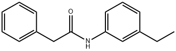 N-(3-ethylphenyl)-2-phenylacetamide Struktur