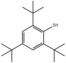 2,4,6-Tri-tert-butyl-benzenethiol Struktur