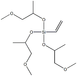 2,5,7,10-Tetraoxa-6-silaundecane, 6-ethenyl-6-(2-methoxy-1-methylethoxy)-4,8-dimethyl- Struktur