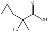 2-Cyclopropyl-2-hydroxy-propionic acid Struktur