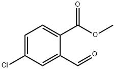 methyl 4-chloro-2-formylbenzoate Struktur