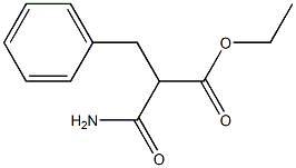 2-Benzylmalonamic acid ethyl ester Struktur