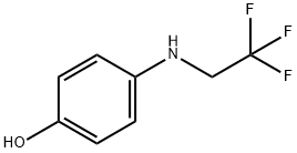 4-[(2,2,2-Trifluoroethyl)amino]phenol Struktur