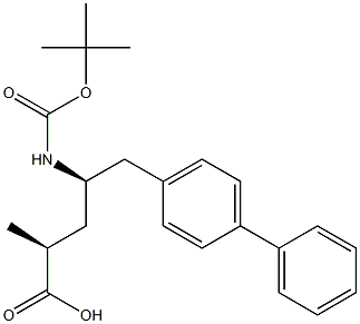 (2S,4R)-5-(聯(lián)苯基-4-基)-4-[(叔丁氧羰基)氨基]-2-甲基戊酸, 1012341-54-6, 結(jié)構(gòu)式